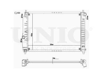 картинка Радиатор охлаждения двигателя от UNIO