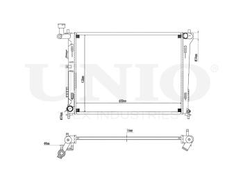картинка Радиатор охлаждения двигателя от UNIO