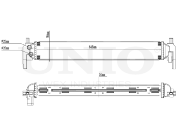 картинка Радиатор охлаждения двигателя от UNIO
