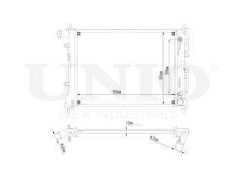 картинка Радиатор охлаждения двигателя от UNIO