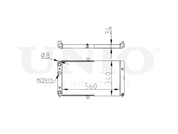 картинка Радиатор охлаждения двигателя от UNIO