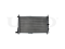 Engine cooling radiator thumb