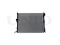Engine cooling radiator thumb