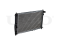 Engine cooling radiator thumb