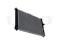 Engine cooling radiator thumb