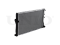 Engine cooling radiator thumb