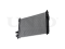 Engine cooling radiator thumb