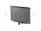 Engine cooling radiator thumb