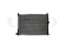 Engine cooling radiator thumb