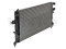Engine cooling radiator thumb