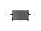 Engine cooling radiator thumb