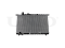 Engine cooling radiator thumb