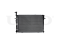 Engine cooling radiator thumb