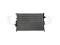 Engine cooling radiator thumb