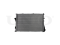 Engine cooling radiator thumb