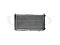 Engine cooling radiator thumb
