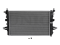 Engine cooling radiator thumb