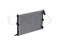 Engine cooling radiator thumb