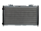 Engine cooling radiator thumb
