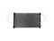 Engine cooling radiator thumb
