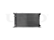 Engine cooling radiator thumb