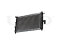 Engine cooling radiator thumb