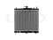 Engine cooling radiator thumb