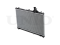 Engine cooling radiator thumb