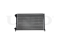 Engine cooling radiator thumb