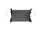 Engine cooling radiator thumb