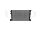 Engine cooling radiator thumb