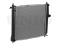 Engine cooling radiator thumb