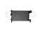 Engine cooling radiator thumb