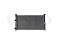 Engine cooling radiator thumb