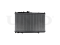 Engine cooling radiator thumb