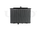 Engine cooling radiator thumb