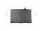 Engine cooling radiator thumb