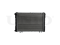 Engine cooling radiator thumb