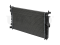 Engine cooling radiator thumb