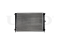 Engine cooling radiator thumb