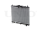 Engine cooling radiator thumb