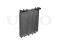 Engine cooling radiator thumb
