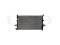 Engine cooling radiator thumb