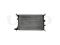 Engine cooling radiator thumb