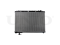 Engine cooling radiator thumb