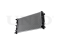 Engine cooling radiator thumb