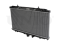 Engine cooling radiator thumb