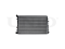 Engine cooling radiator thumb