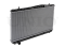 Engine cooling radiator thumb