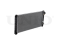 Engine cooling radiator thumb